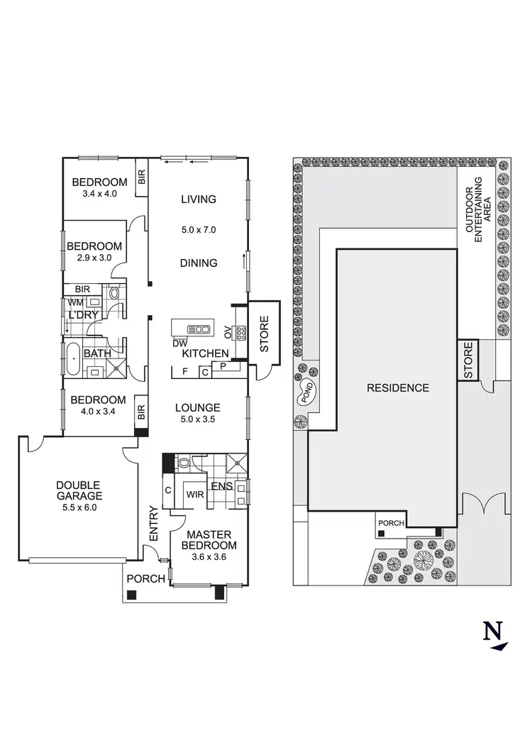 Floorplan of Homely house listing, 4 Tekin Terrace, Doreen VIC 3754