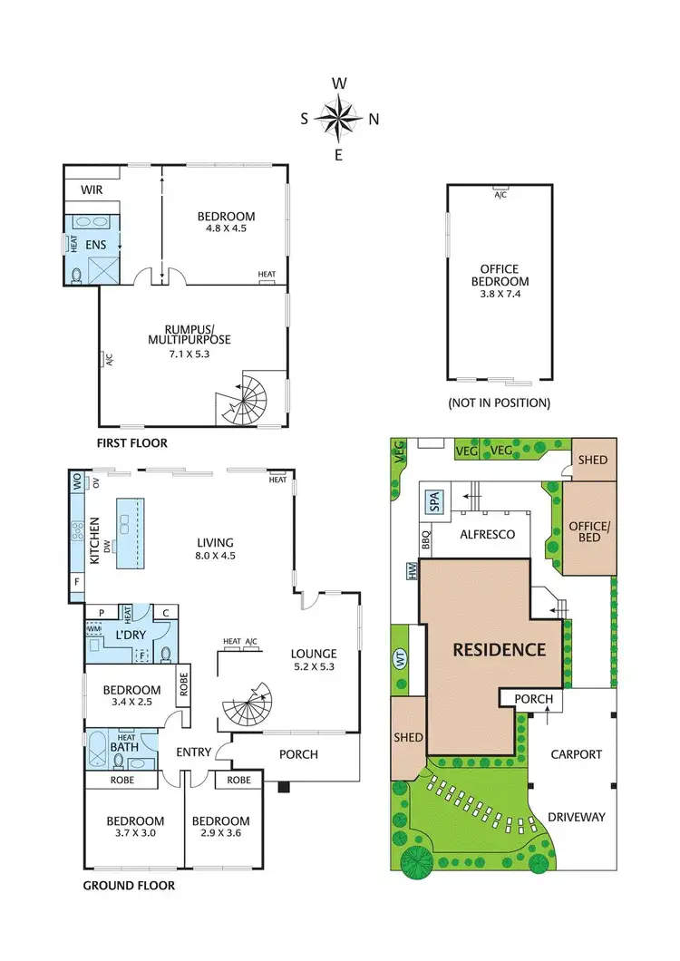 Floorplan of Homely house listing, 6 Paulette Court, Blackburn South VIC 3130
