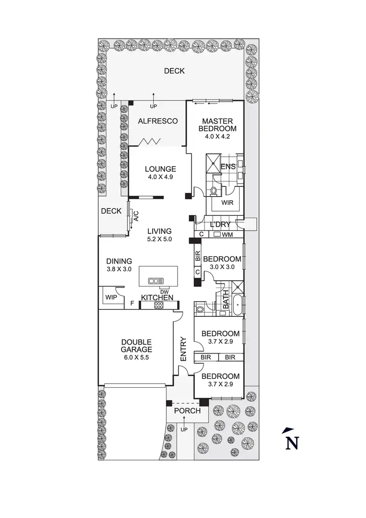 Floorplan of Homely house listing, 13 Cantera Avenue, Doreen VIC 3754