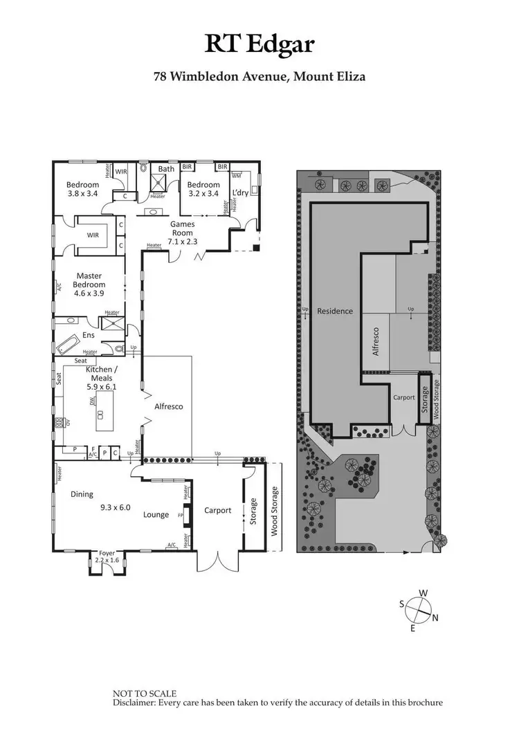 Floorplan of Homely house listing, 78 Wimbledon Avenue, Mount Eliza VIC 3930