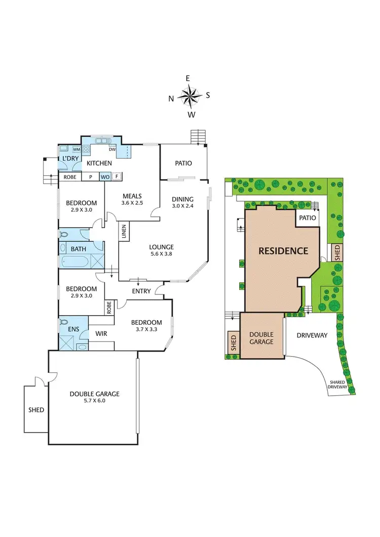 Floorplan of Homely unit listing, 2/70 Andersons Creek Road, Doncaster East VIC 3109