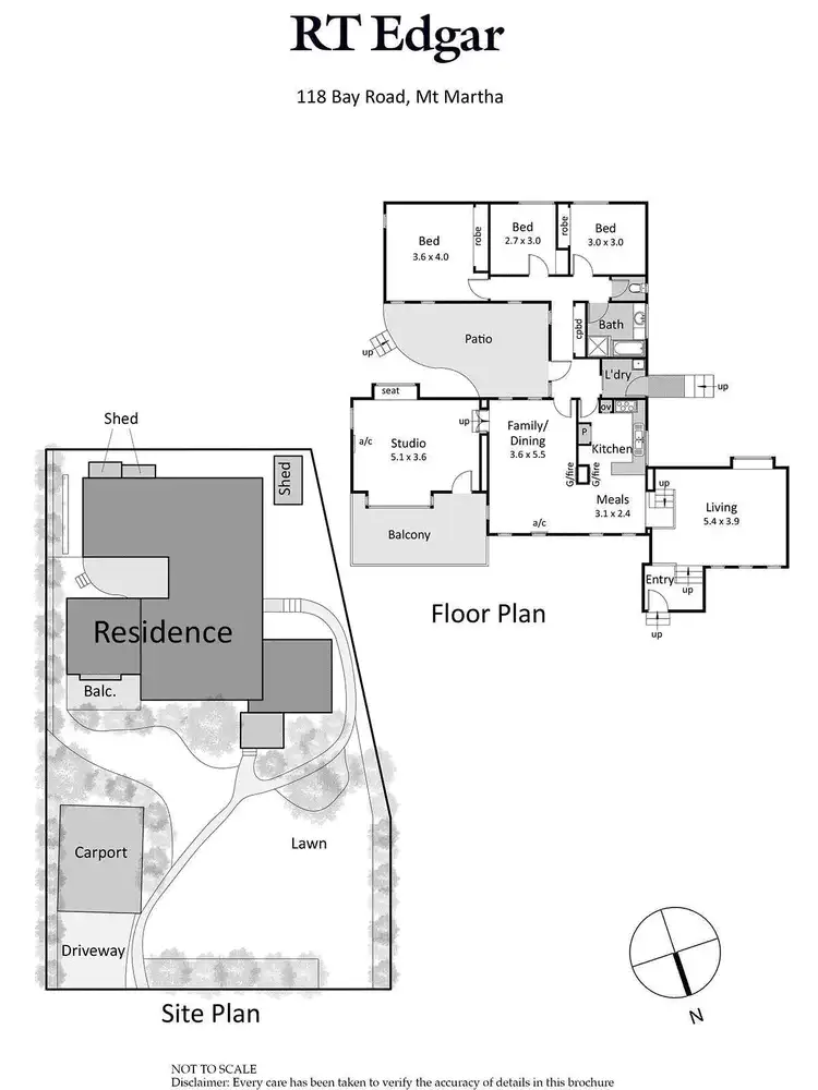 Floorplan of Homely house listing, 118 Bay Road, Mount Martha VIC 3934