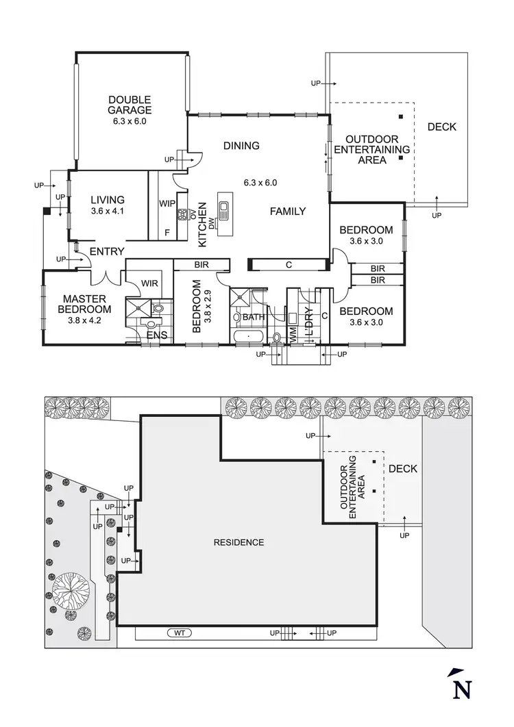 Floorplan of Homely house listing, 4 Bear Crescent, Doreen VIC 3754