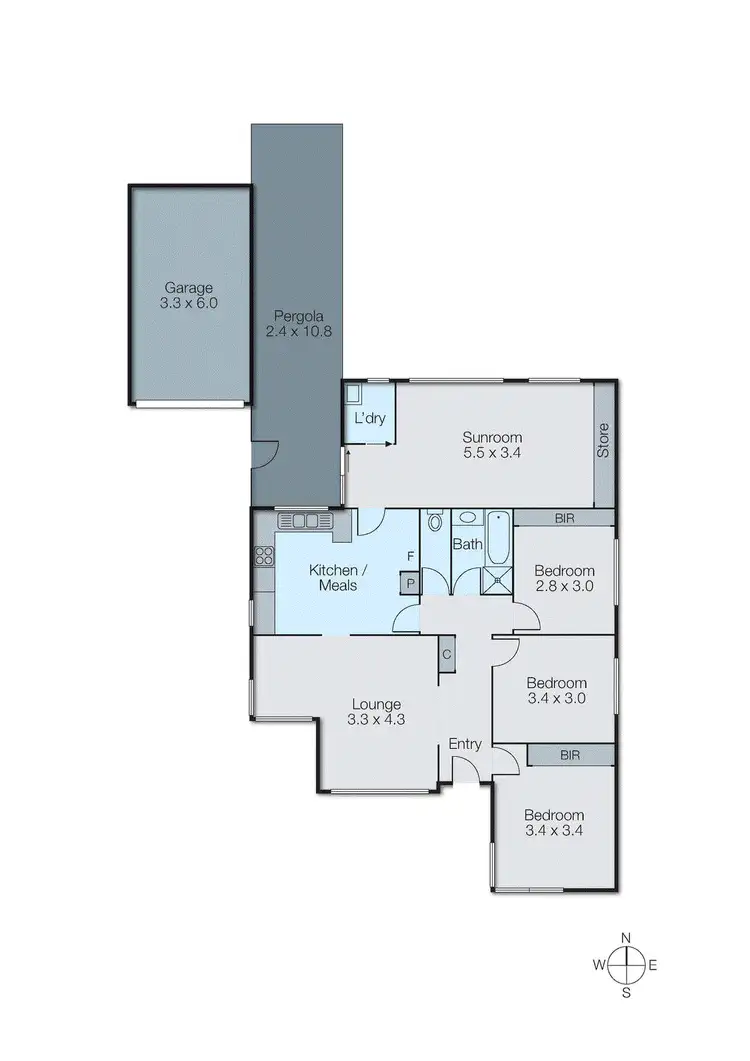 Floorplan of Homely house listing, 9 Merlyn Avenue, Clayton South VIC 3169