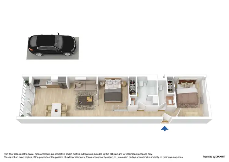Floorplan of Homely apartment listing, 801/6 Leicester Street, Carlton VIC 3053