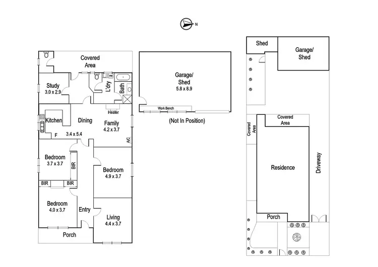 Floorplan of Homely house listing, 48 Station Street, Fairfield VIC 3078