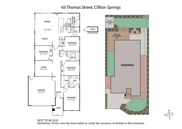 Floorplan of Homely house listing, 65 Thomas Street, Clifton Springs VIC 3222