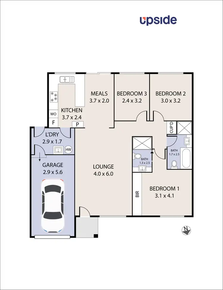 Floorplan of Homely villa listing, 5/97 Yathong Road, Caringbah NSW 2229