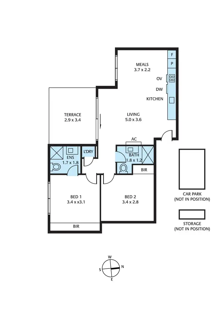 Floorplan of Homely apartment listing, 203/14 Maroona Road, Carnegie VIC 3163