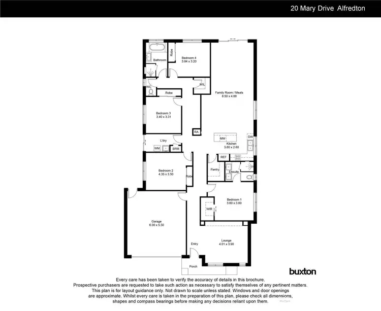 Floorplan of Homely house listing, 20 Mary Drive, Alfredton VIC 3350
