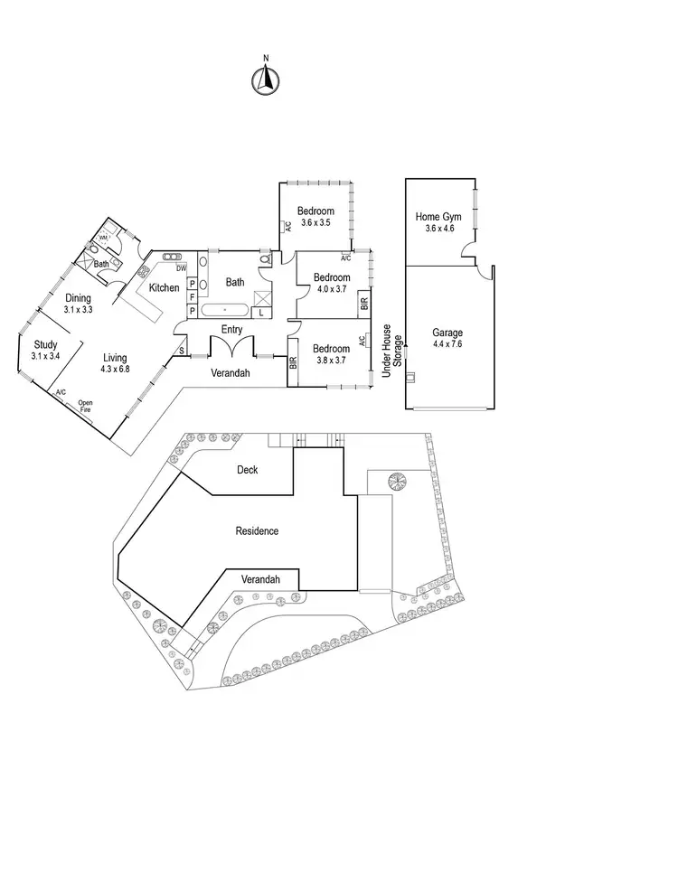 Floorplan of Homely house listing, 22 Ruthven Street, Macleod VIC 3085