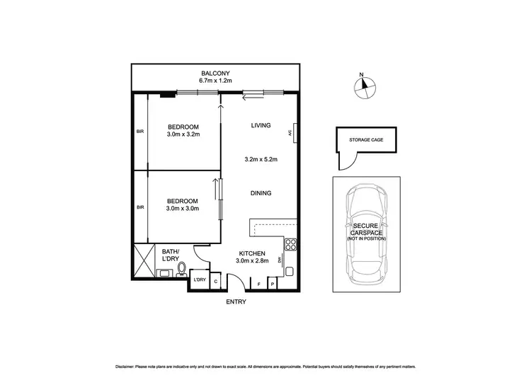 Floorplan of Homely apartment listing, 503/2-6 Railway Road, Cheltenham VIC 3192