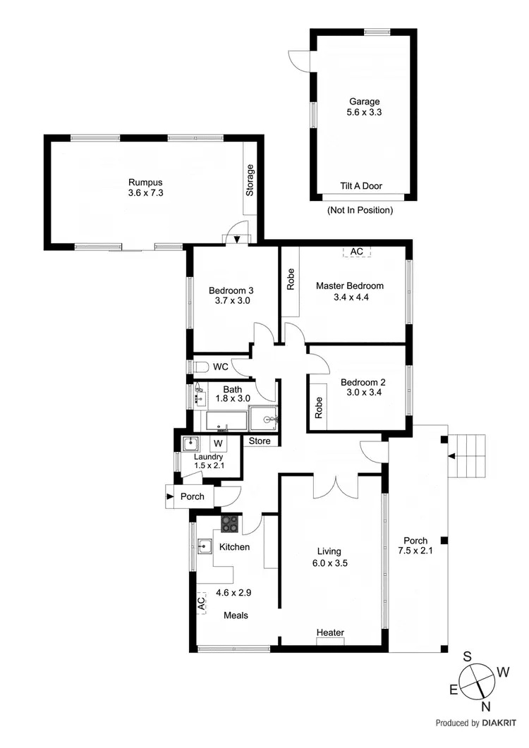 Floorplan of Homely house listing, 62 Railway Parade South, Chadstone VIC 3148