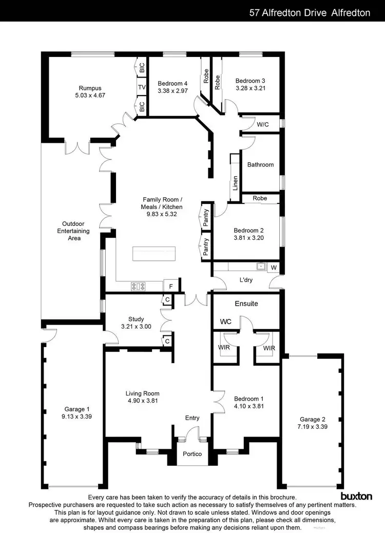 Floorplan of Homely house listing, 57 Alfredton Drive, Alfredton VIC 3350