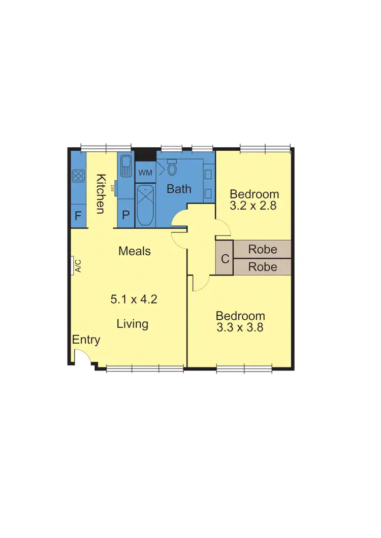 Floorplan of Homely apartment listing, 9/61 Kooyong Road, Armadale VIC 3143
