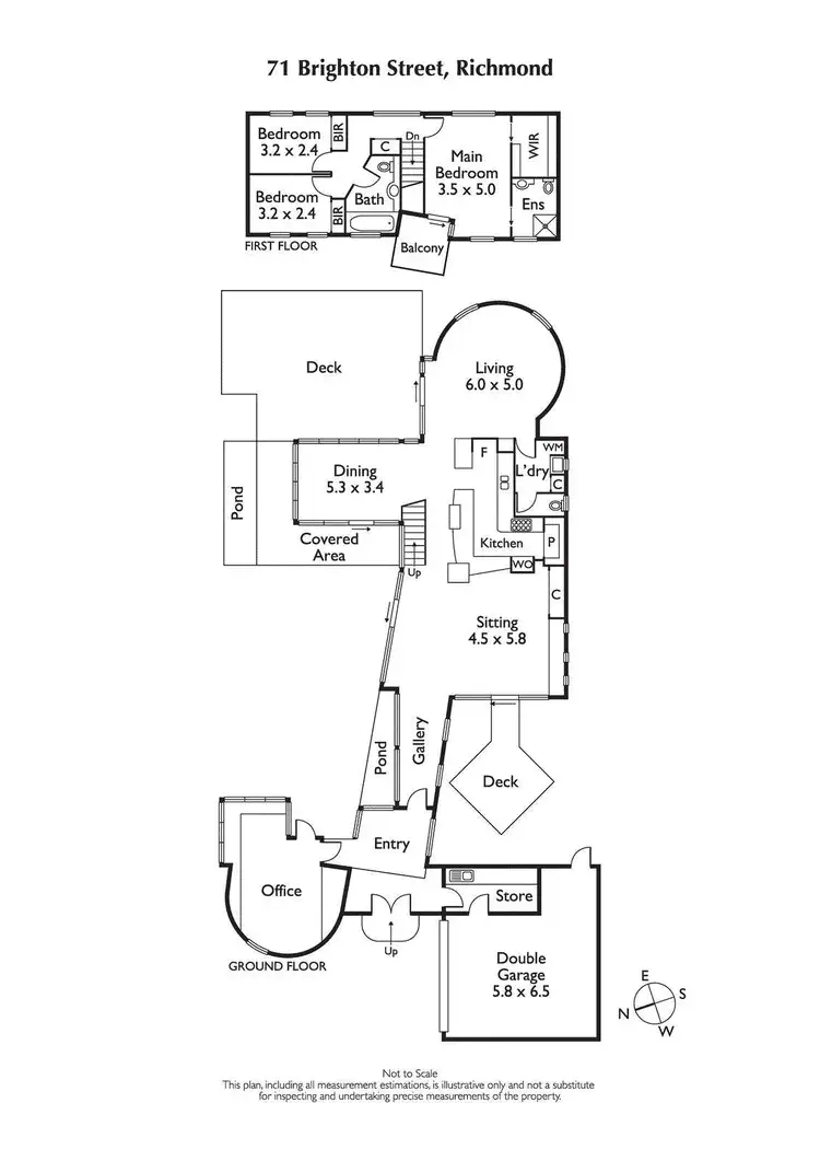 Floorplan of Homely house listing, 71 Brighton Street, Richmond VIC 3121