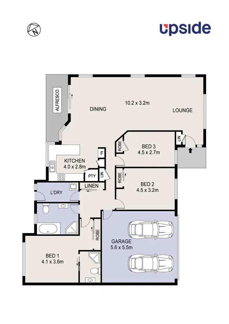 Floorplan of Homely villa listing, 1/16 Wonga Crescent, Port Macquarie NSW 2444