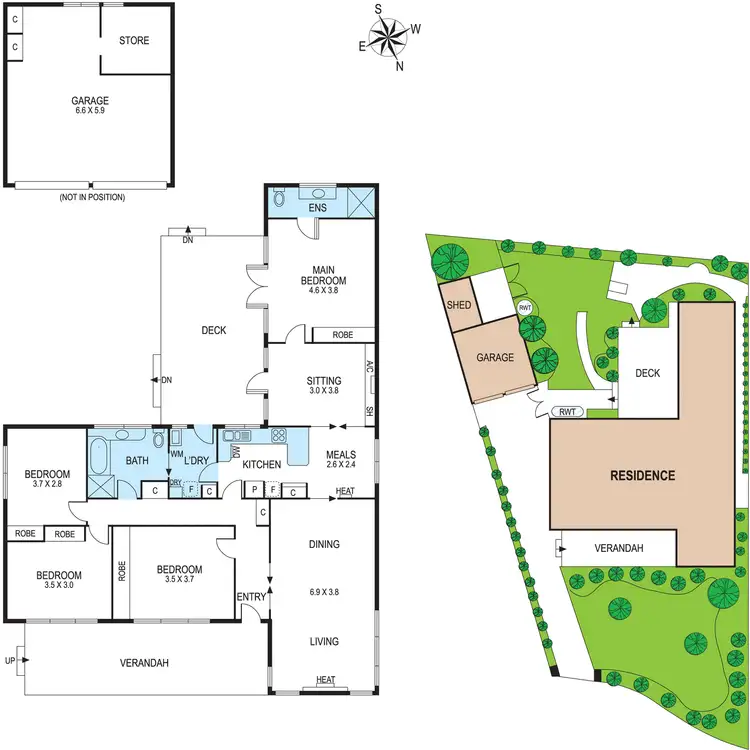 Floorplan of Homely house listing, 10 East View Crescent, Bentleigh East VIC 3165