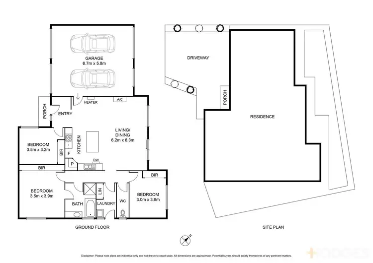 Floorplan of Homely townhouse listing, 2/10 Bella Julia Place, Lara VIC 3212