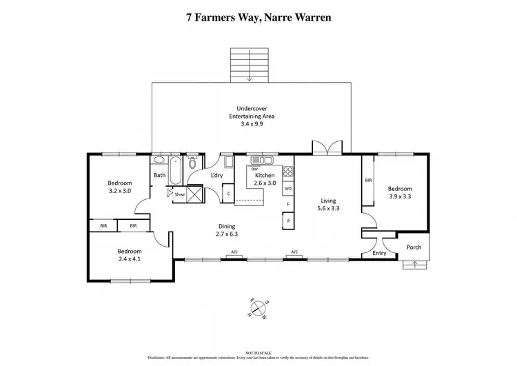 Floorplan of Homely house listing, 7 Farmers Way, Narre Warren VIC 3805