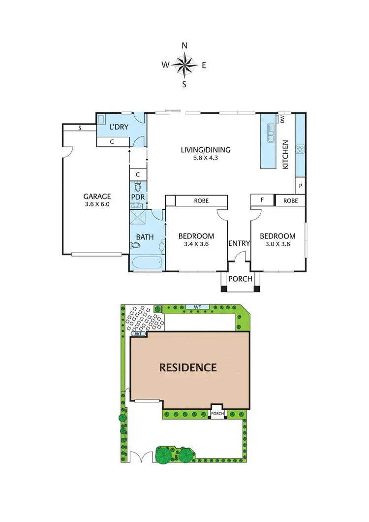 Floorplan of Homely unit listing, 1/335 Canterbury Road, Forest Hill VIC 3131