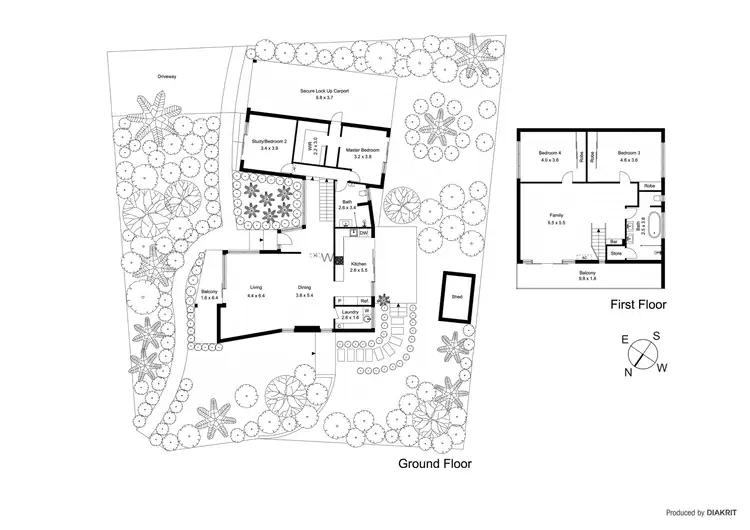 Floorplan of Homely house listing, 32 Lemana Crescent, Mount Waverley VIC 3149