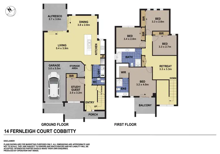 Floorplan of Homely house listing, 14 Fernleigh Court, Cobbitty NSW 2570