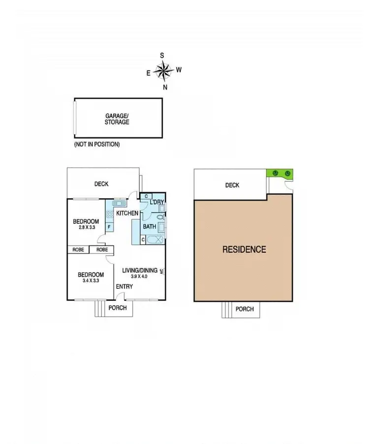 Floorplan of Homely unit listing, 4/96 Blackburn Road, Blackburn VIC 3130