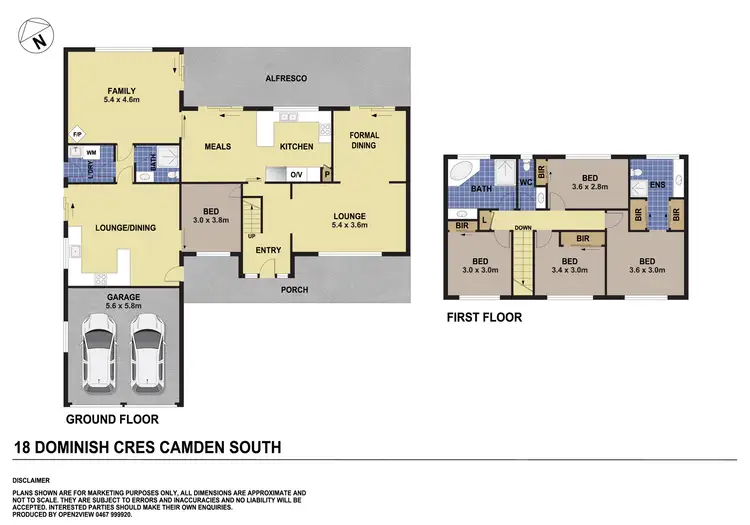 Floorplan of Homely house listing, 18 Dominish Crescent, Camden South NSW 2570