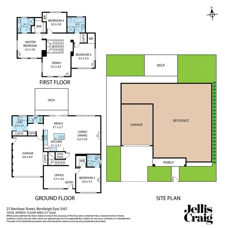 Floorplan of Homely house listing, 27 Kershaw Street, Bentleigh East VIC 3165