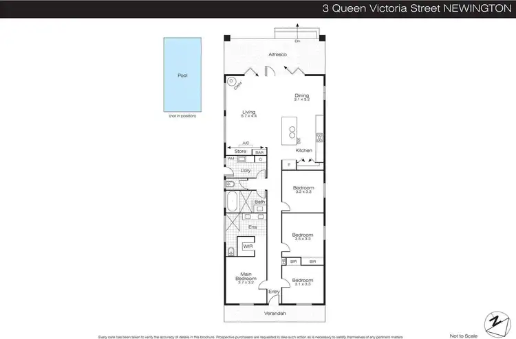 Floorplan of Homely house listing, 3 Queen Victoria Street, Newington VIC 3350