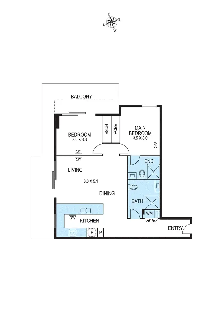 Floorplan of Homely apartment listing, 101/39 Mavho Street, Bentleigh VIC 3204