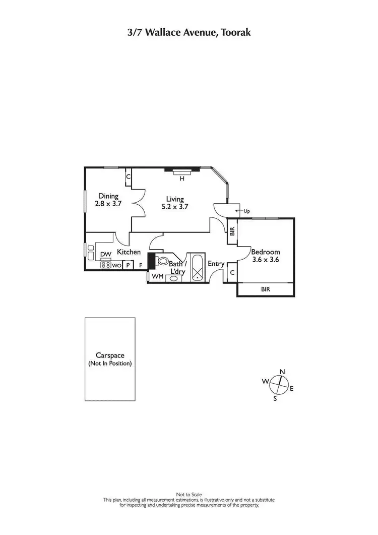 Floorplan of Homely apartment listing, Apartment 3/7 Wallace Avenue, Toorak VIC 3142