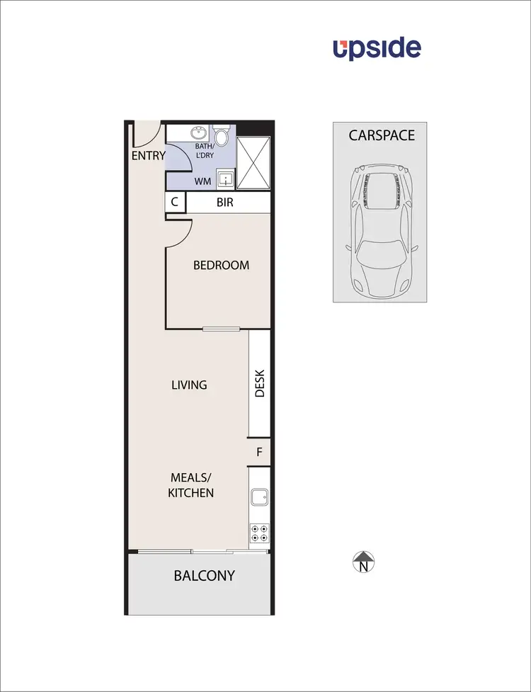 Floorplan of Homely unit listing, 1219/555 Flinders Street, Melbourne VIC 3000