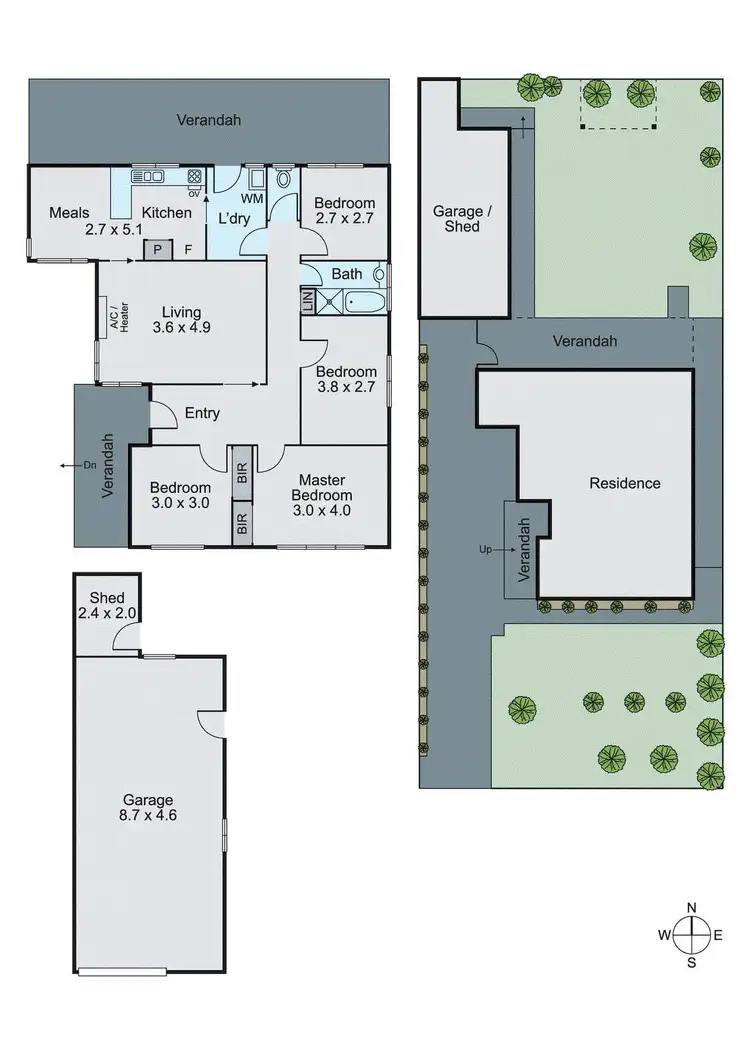Floorplan of Homely house listing, 23 Gibb Street, Dandenong North VIC 3175