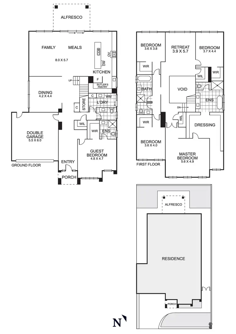 Floorplan of Homely house listing, 32 Henrietta Avenue, Mernda VIC 3754