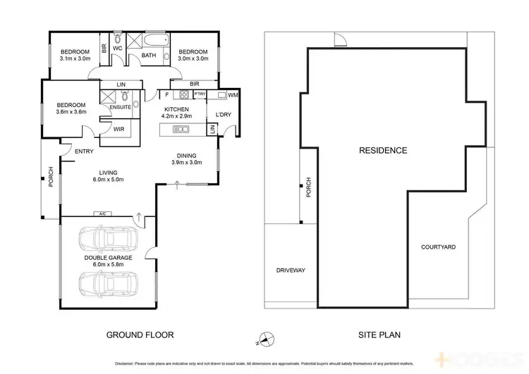 Floorplan of Homely house listing, 3 Adzar Road, Newcomb VIC 3219
