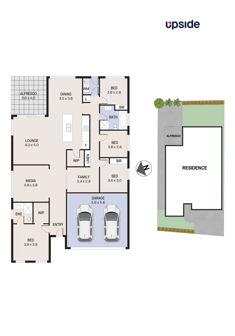 Floorplan of Homely house listing, 3 Lorimer Crescent, Elderslie NSW 2570