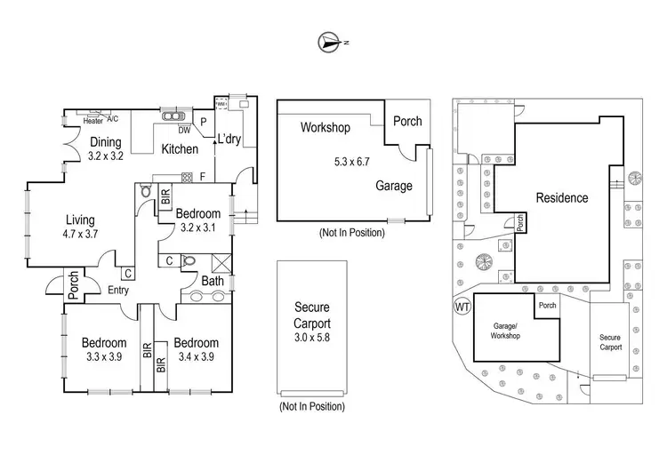 Floorplan of Homely house listing, 27 Brassey Avenue, Rosanna VIC 3084