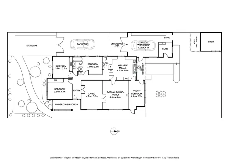 Floorplan of Homely house listing, 4 Steele Street, Caulfield South VIC 3162