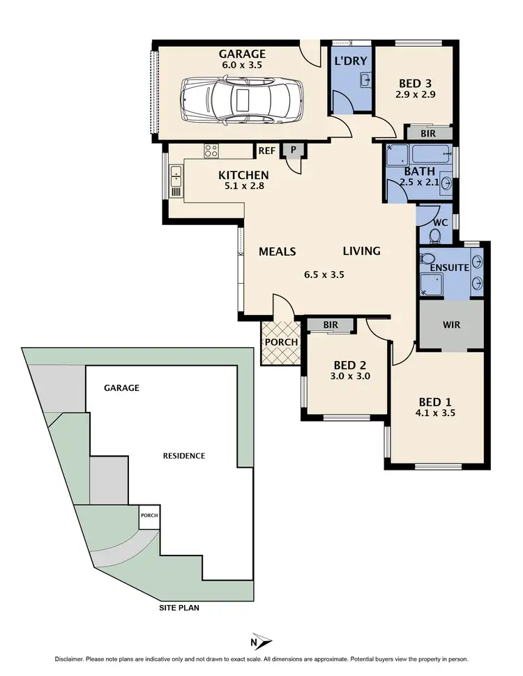 Floorplan of Homely house listing, 1/21 Cotton Field Way, Brookfield VIC 3338