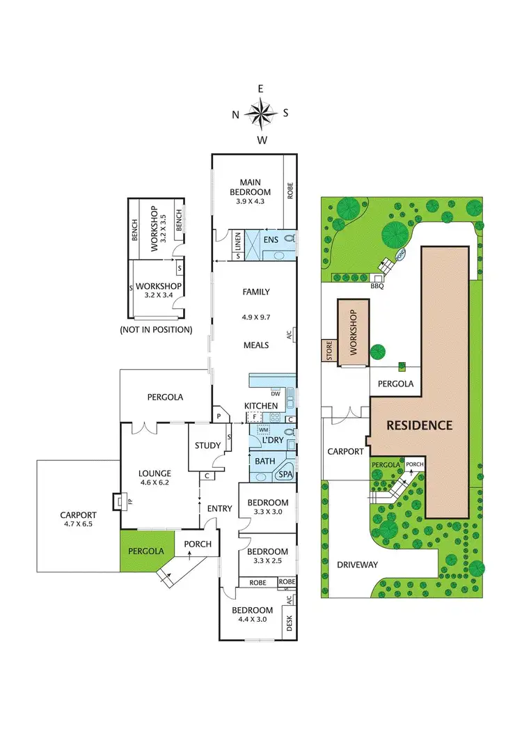Floorplan of Homely house listing, 11 Ellin Street, Doncaster East VIC 3109