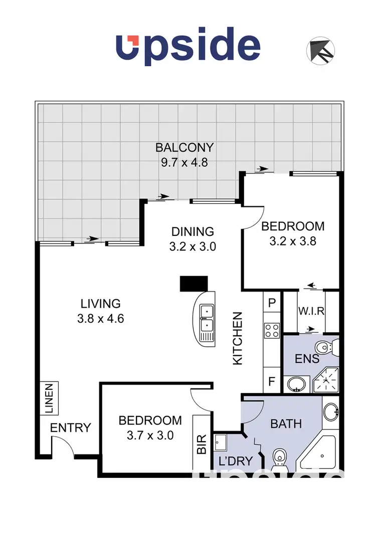 Floorplan of Homely unit listing, 3/12 Waniassa Street, Queanbeyan East NSW 2620