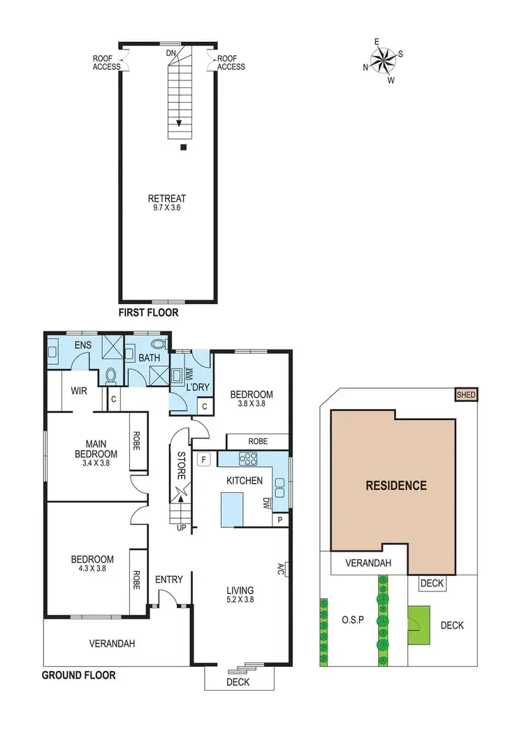 Floorplan of Homely house listing, 10 Carlyon Street, Ormond VIC 3204