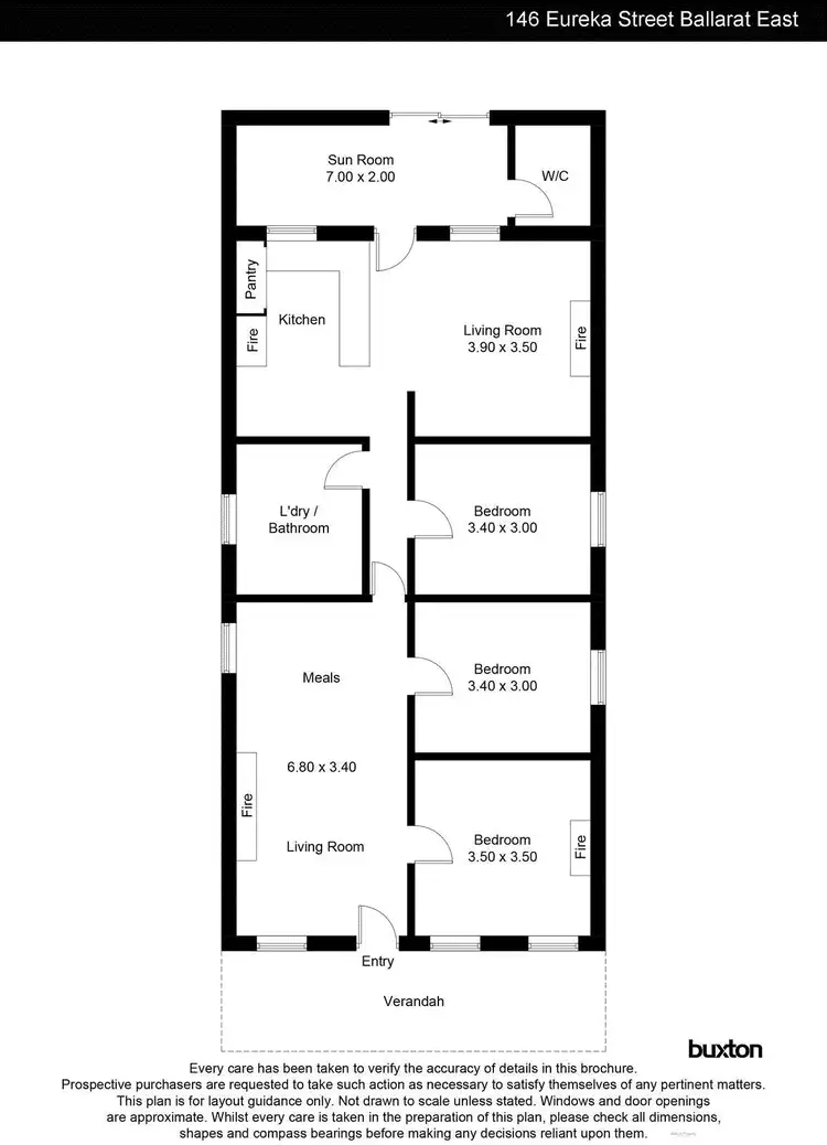 Floorplan of Homely house listing, 146 Eureka Street, Ballarat East VIC 3350