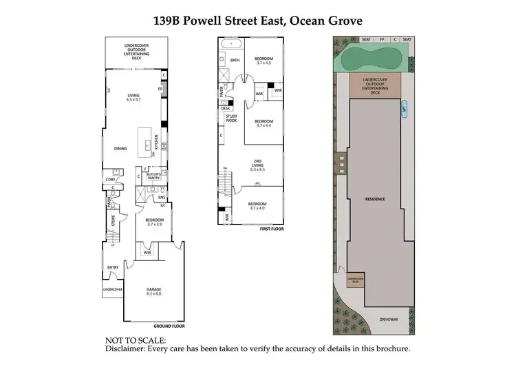 Floorplan of Homely house listing, 139B Powell Street, Ocean Grove VIC 3226