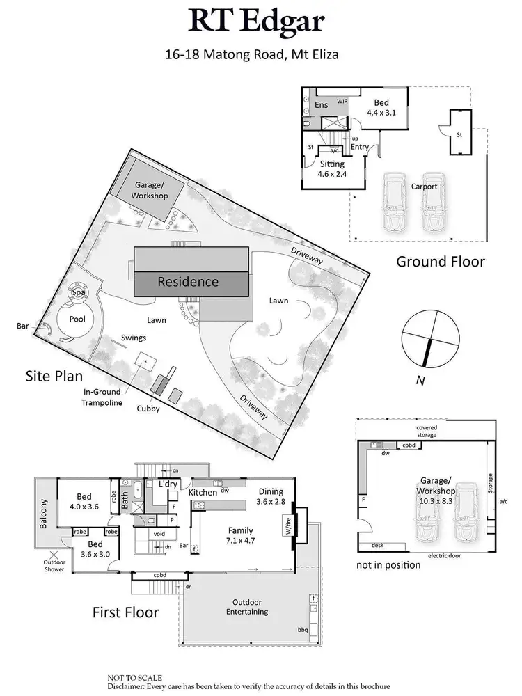 Floorplan of Homely house listing, 16-18 Matong Road, Mount Eliza VIC 3930