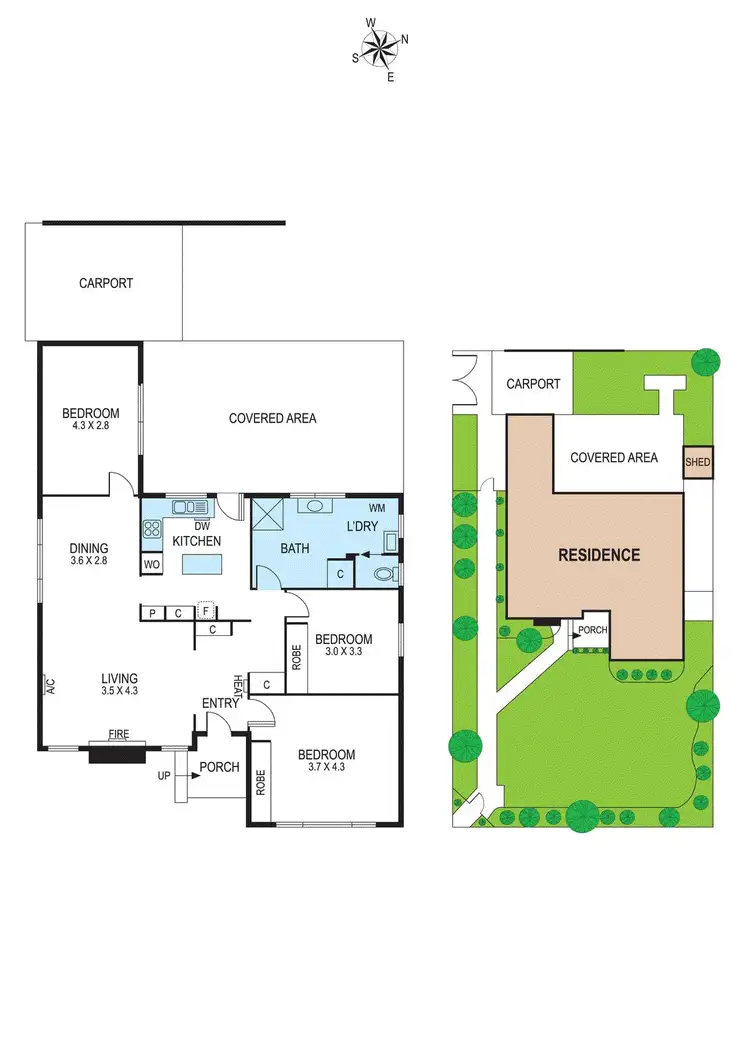 Floorplan of Homely house listing, 1 Marriot Road, Bentleigh VIC 3204