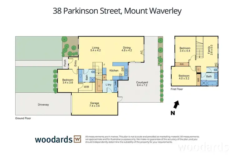 Floorplan of Homely house listing, 38 Parkinson Street, Mount Waverley VIC 3149