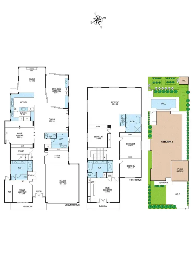 Floorplan of Homely house listing, 27 Leila Road, Ormond VIC 3204
